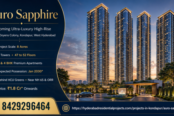 Auro Sapphire Kondapur: Price, Floor Plans, Location, Amenities & RERA Guide