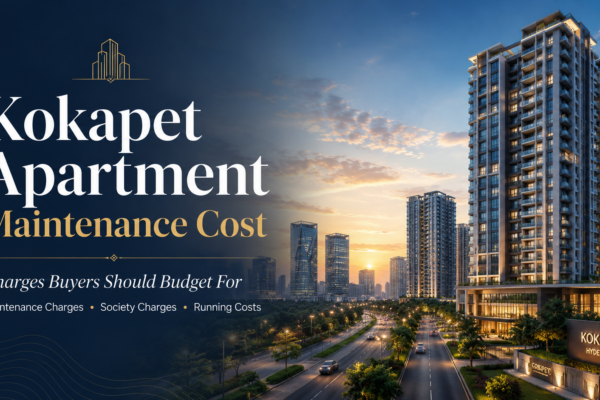 What Will It Cost to Maintain an Apartment in Kokapet? Charges Buyers Should Budget For