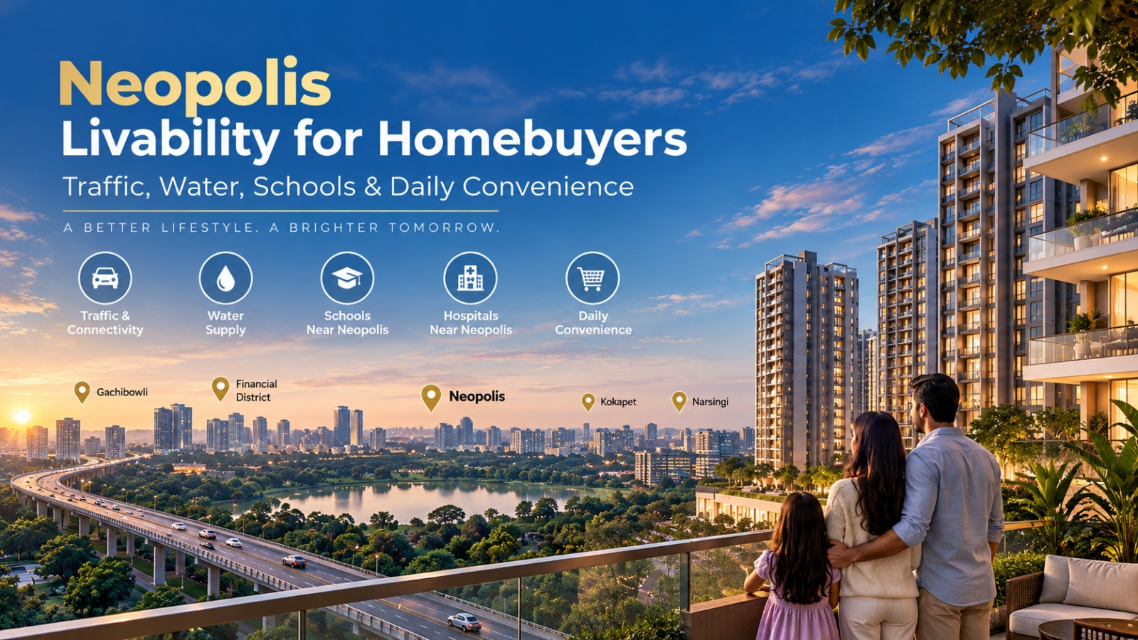 Neopolis Livability for Homebuyers: Traffic, Water, Schools & Daily Convenience