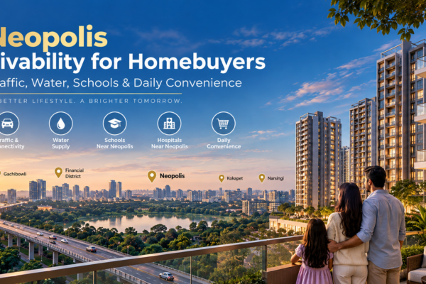 Neopolis Livability for Homebuyers: Traffic, Water, Schools & Daily Convenience