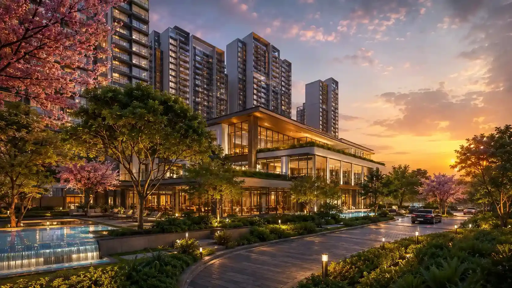 Brigade Barcelona Neopolis luxury towers at Plot No. 20, Neopolis Phase 3, Kokapet