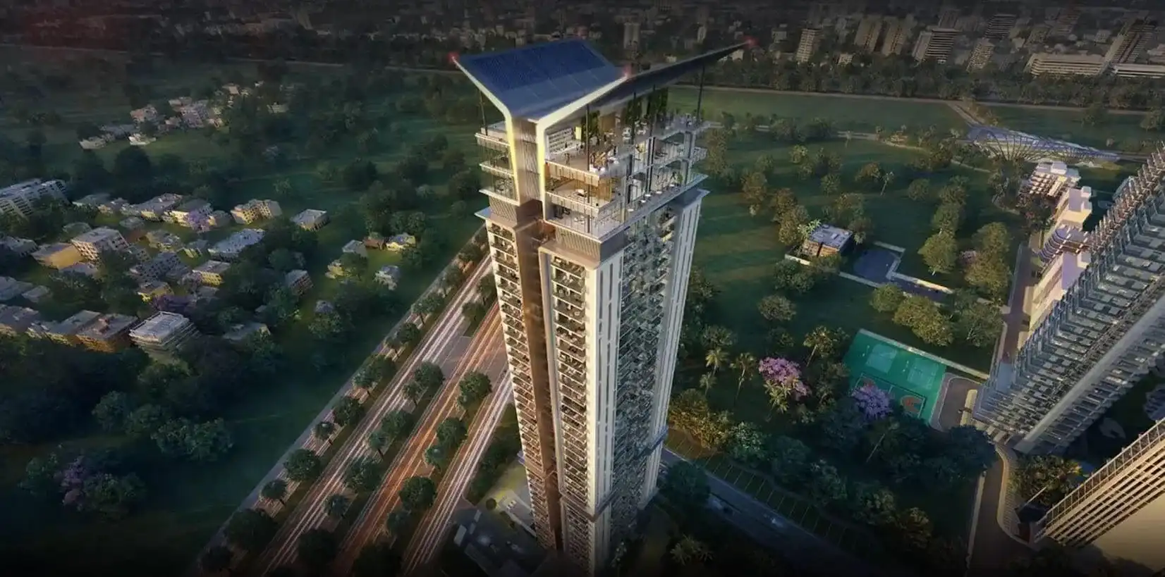 Prestige Golden Grove tower elevation image