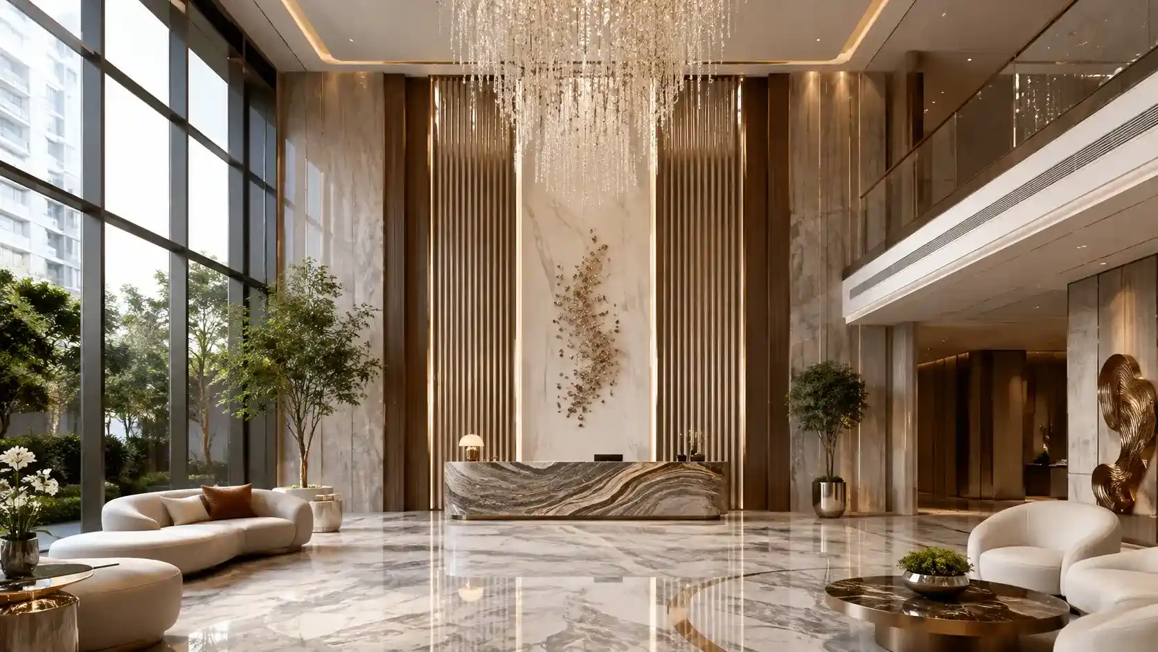 Conceptual view of Auro Sapphire high-rise towers in Kondapur