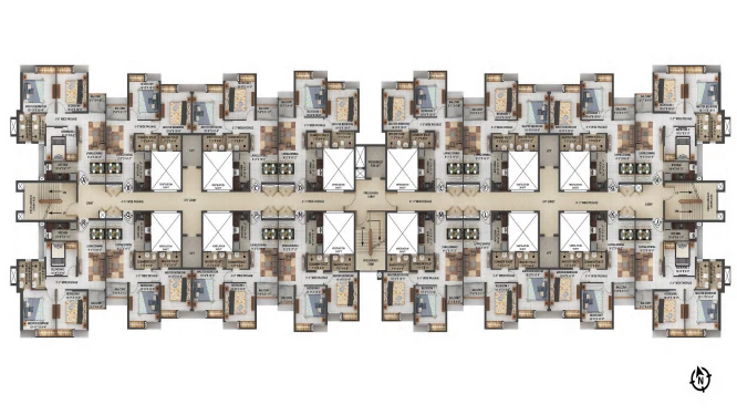 Raghava Halo 3 BHK floor plan