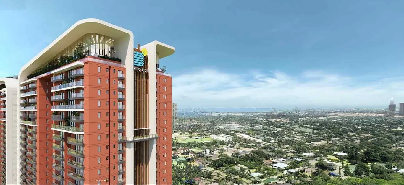Brigade Gateway Neopolis tower elevation and city view