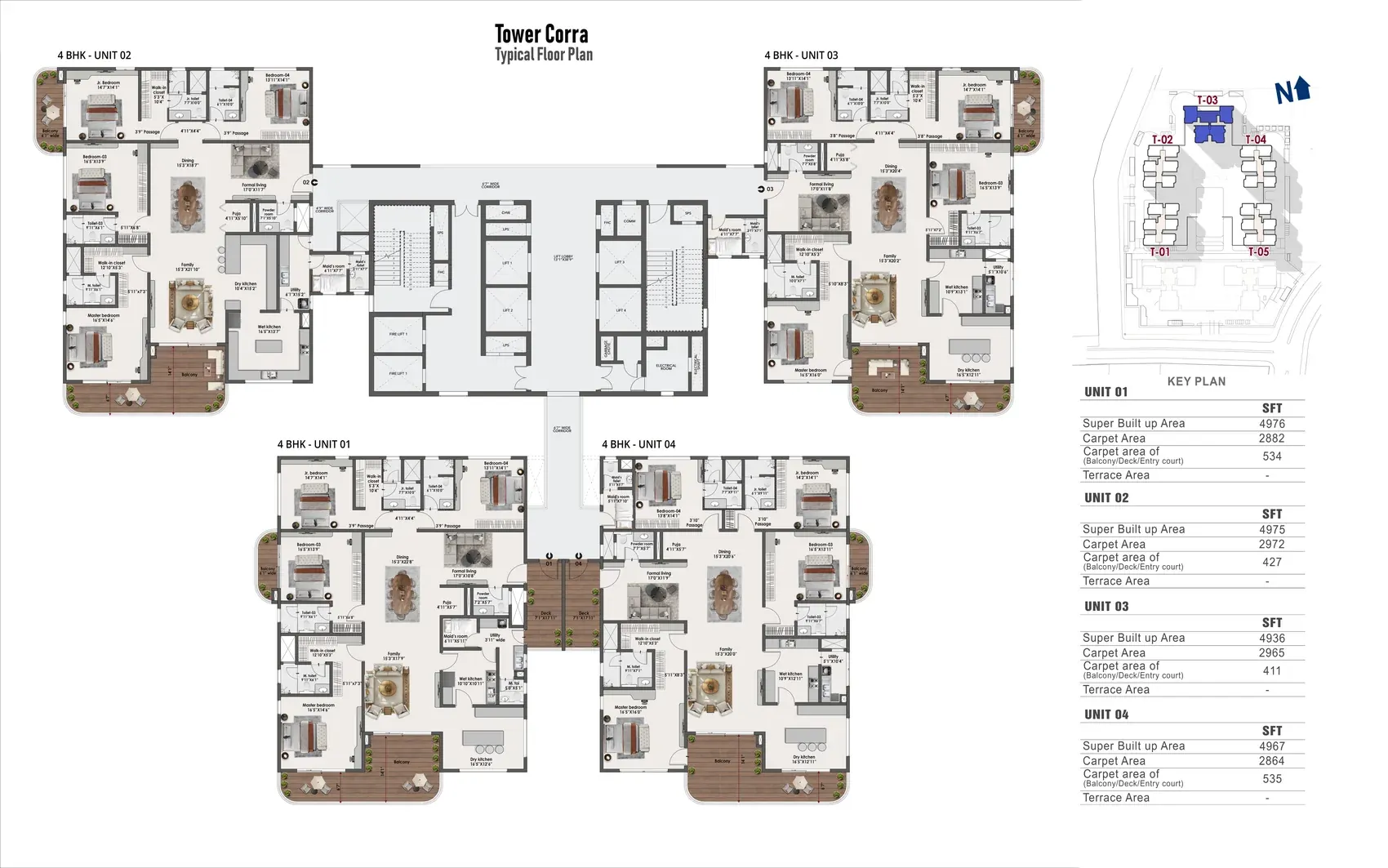 Sattva Lago gallery floor plan